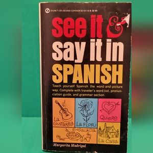 ✨️ 3/$12 ✨️ See it and Say it in Spanish by Margarita Madrigal